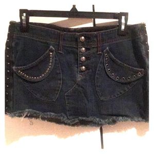 Detailed Guess Denim Skirt